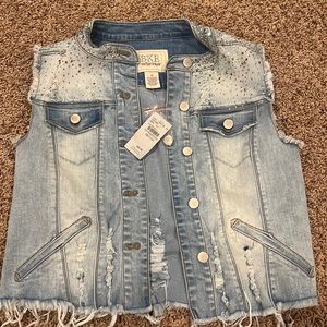BKE Jean Jacket Vest NWT